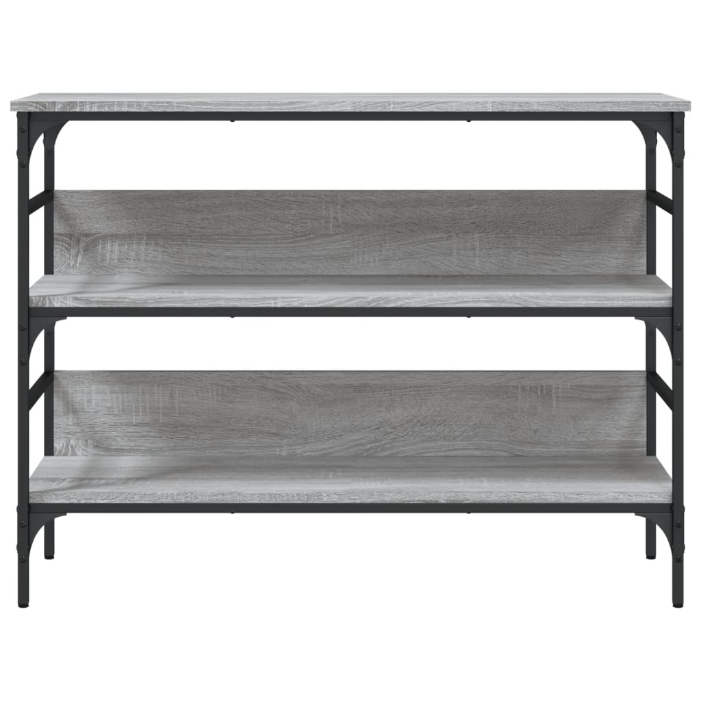 vidaXL Console Table Grey Sonoma 100x32x75 cm Engineered Wood