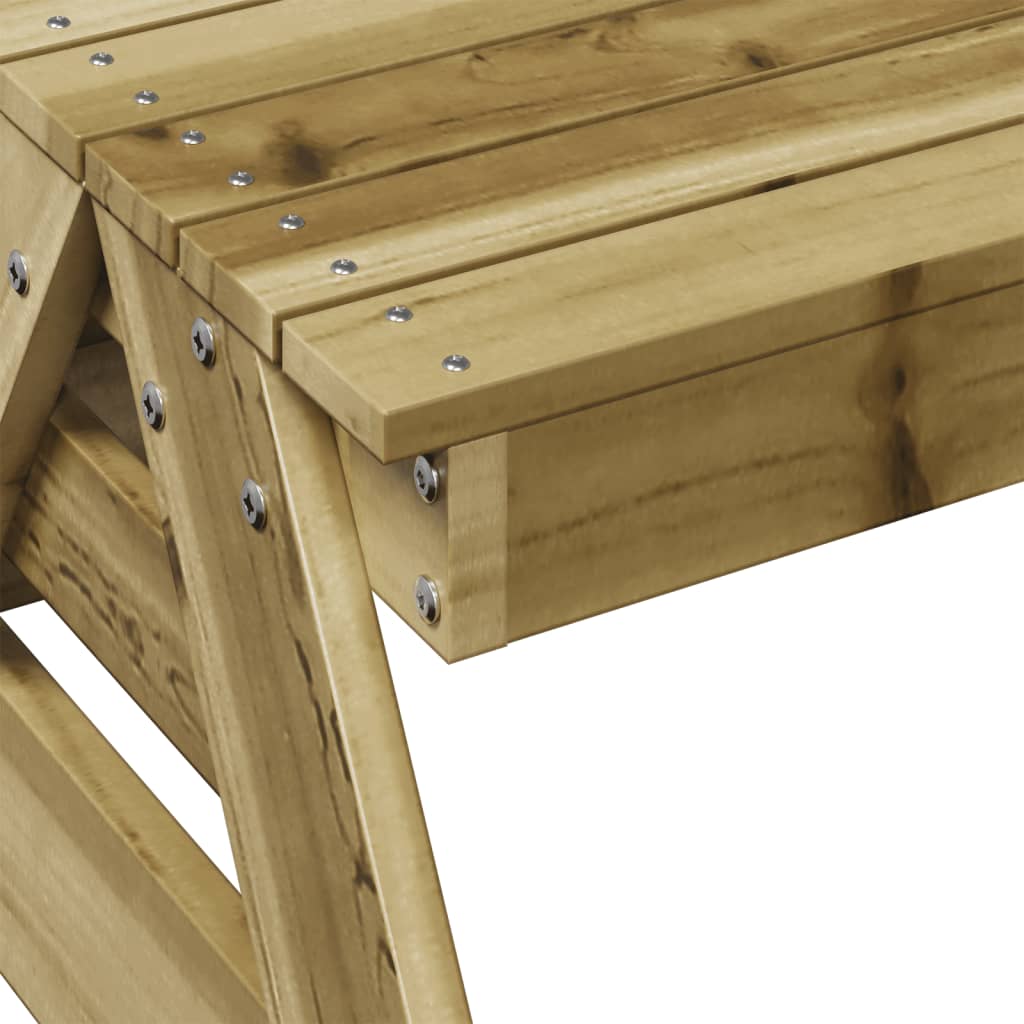 vidaXL Picnic Table for Kids 88x97x52 cm Impregnated Wood Pine
