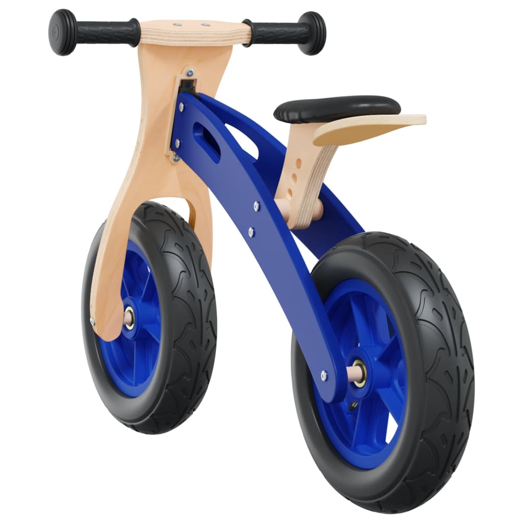 vidaXL Balance Bike for Children with Air Tyres Blue