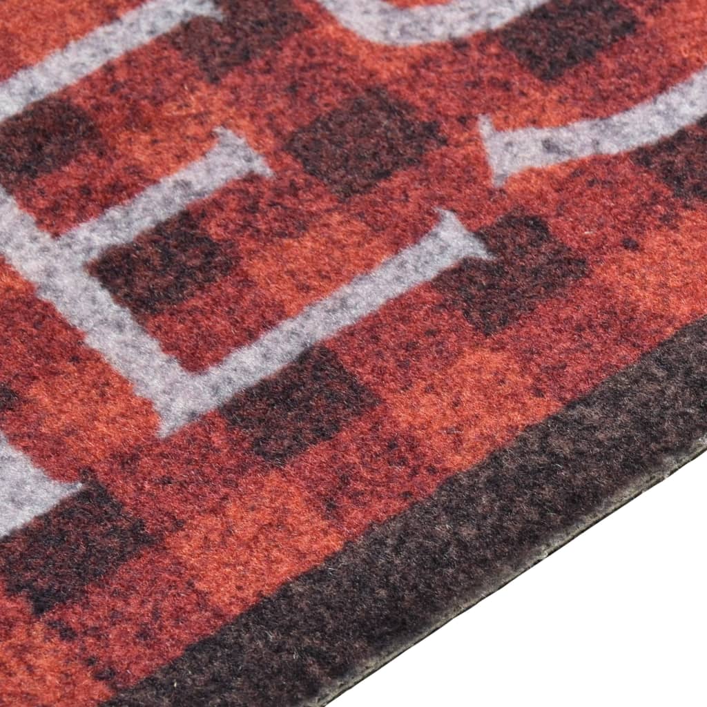vidaXL Kitchen Carpet Washable Tomatoes 60x300 cm