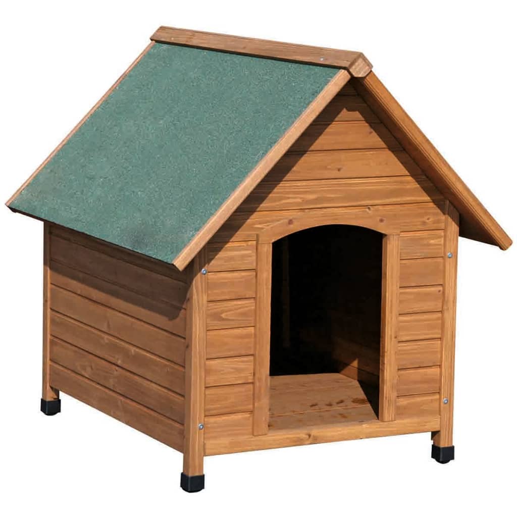 Kerbl Dog House 100x88x99 cm Brown and Green 82395
