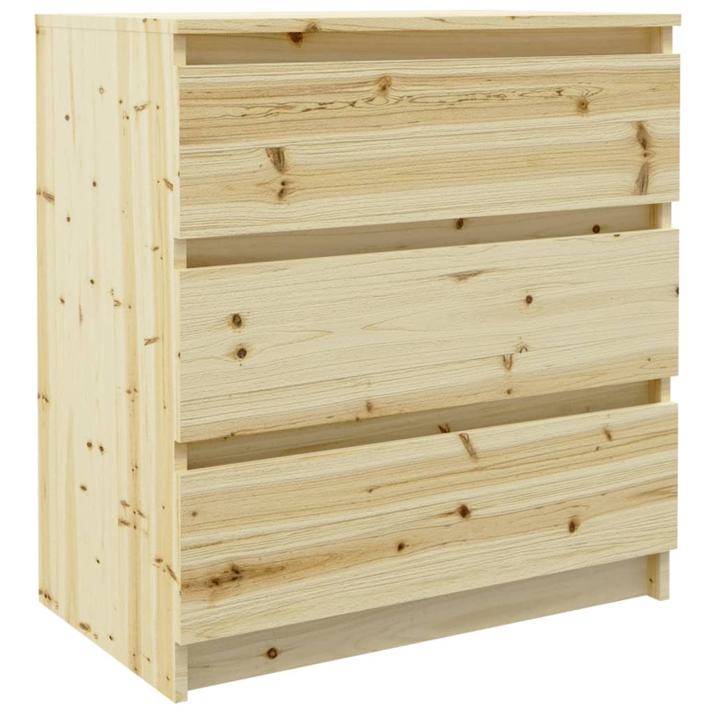 vidaXL Side Cabinets 3 pcs Solid Wood Fir