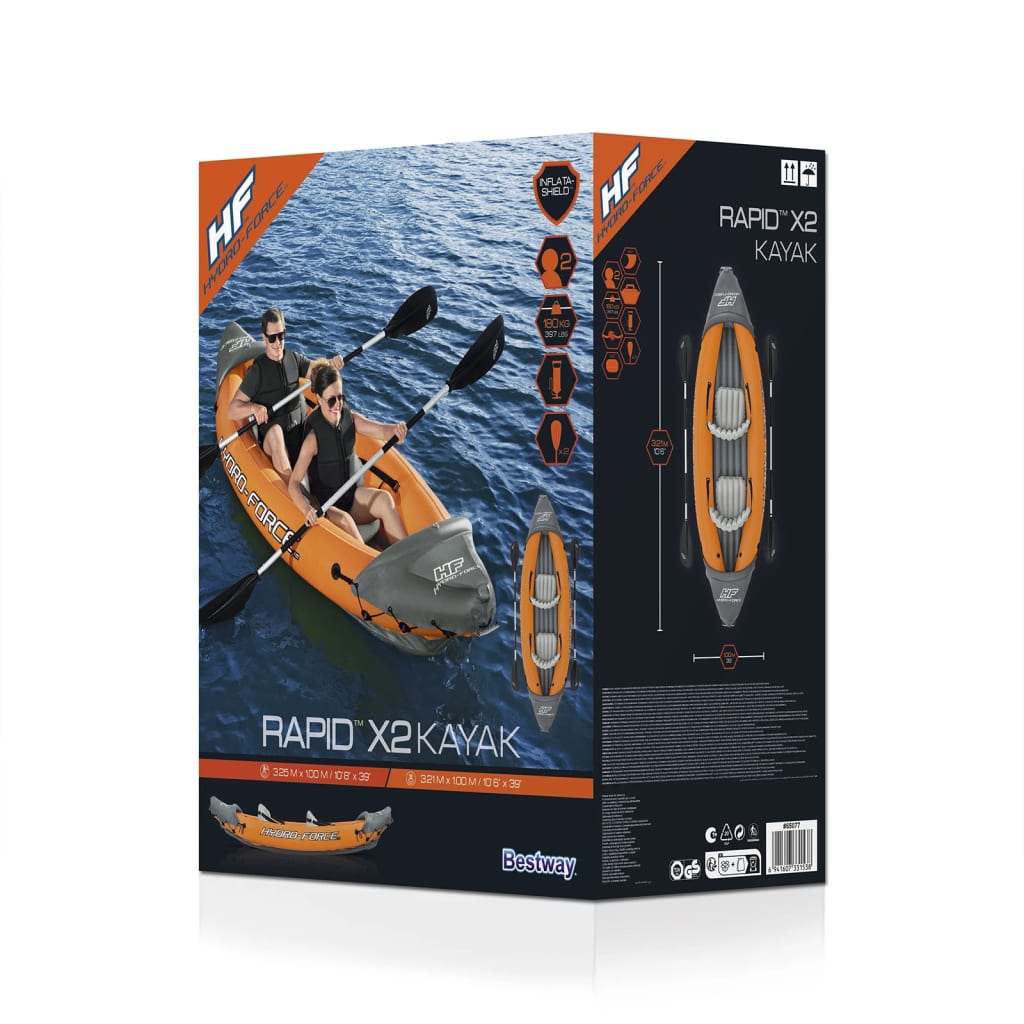 Bestway Hydro-Force Rapid x2 Inflatable Kayak Set