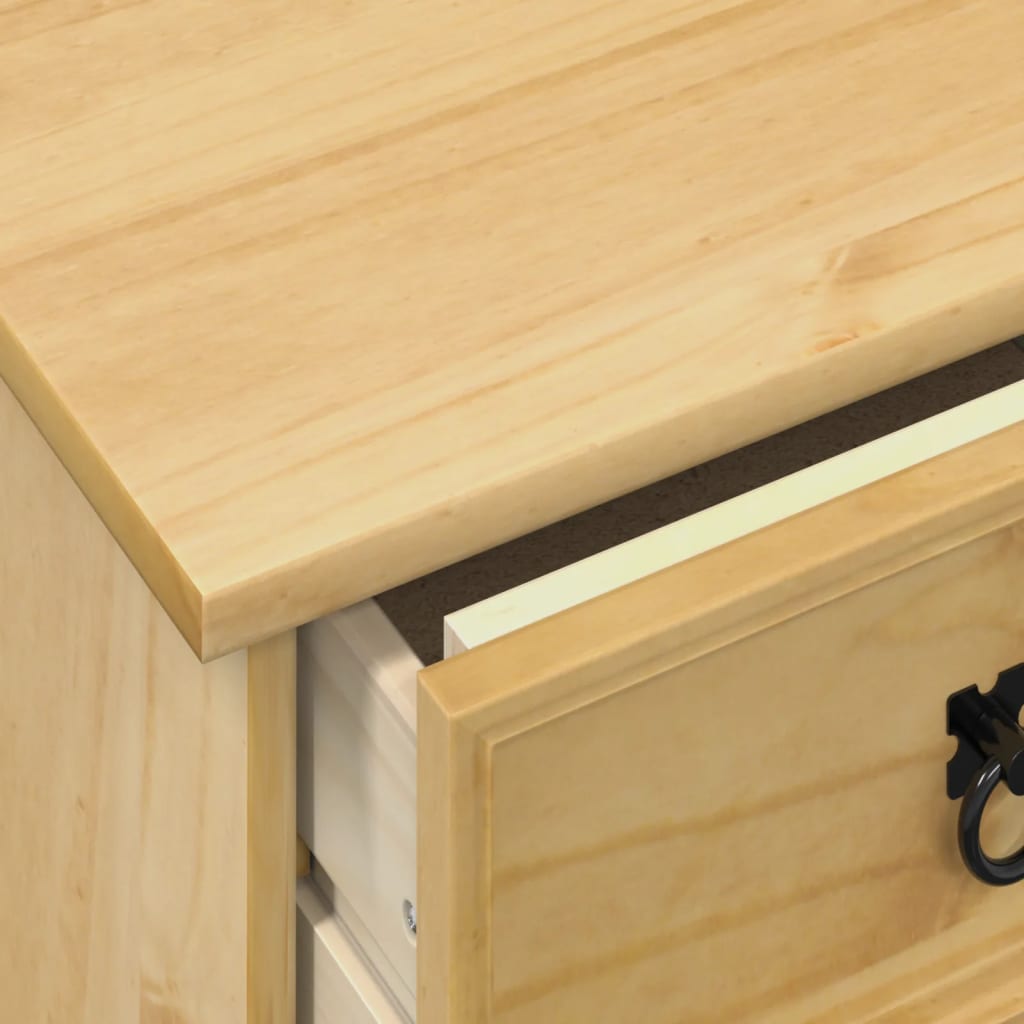 vidaXL Dressing Table Corona104x47x75 cm Solid Wood Pine