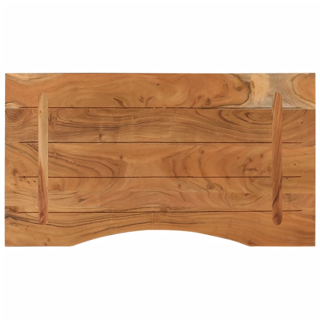 vidaXL Desk Top 80x50x2.5 cm Rectangular Solid Wood Acacia