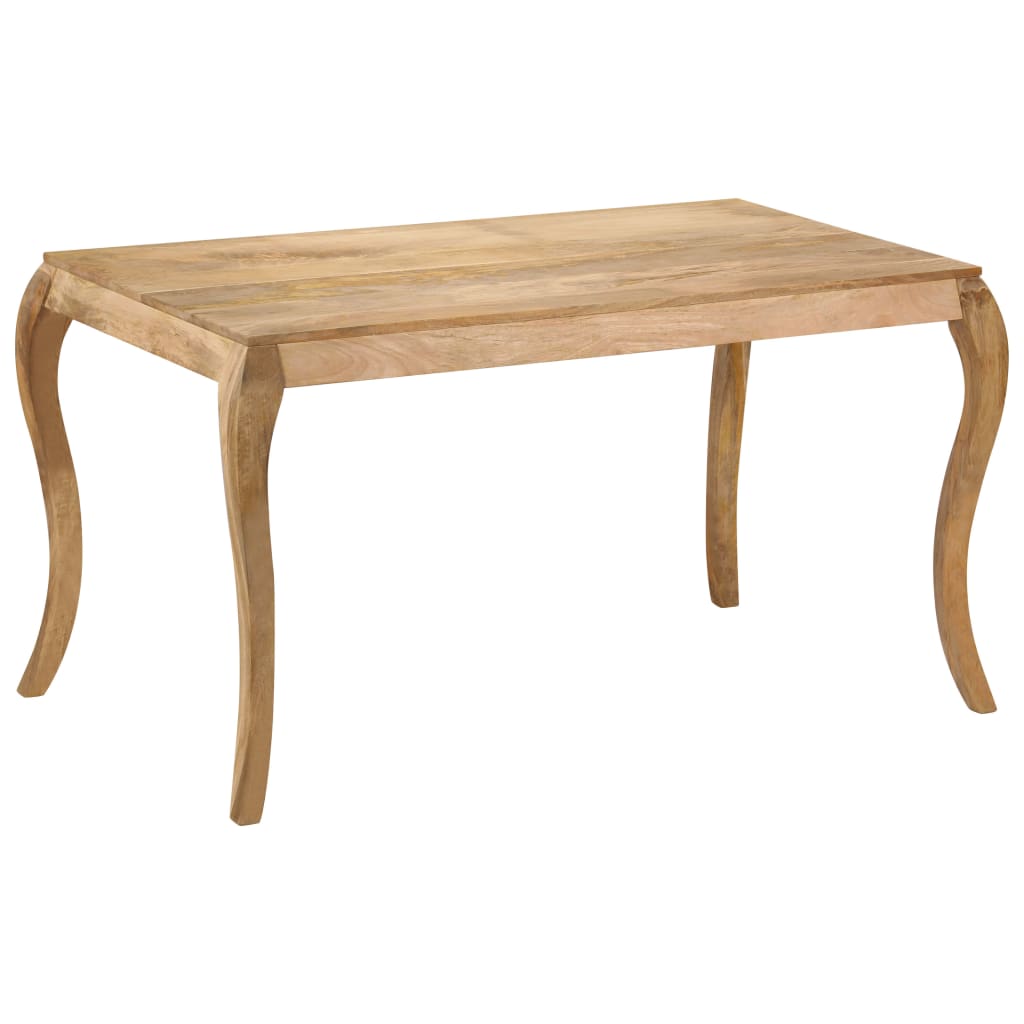vidaXL Dining Table 135x75x76 cm Solid Mango Wood