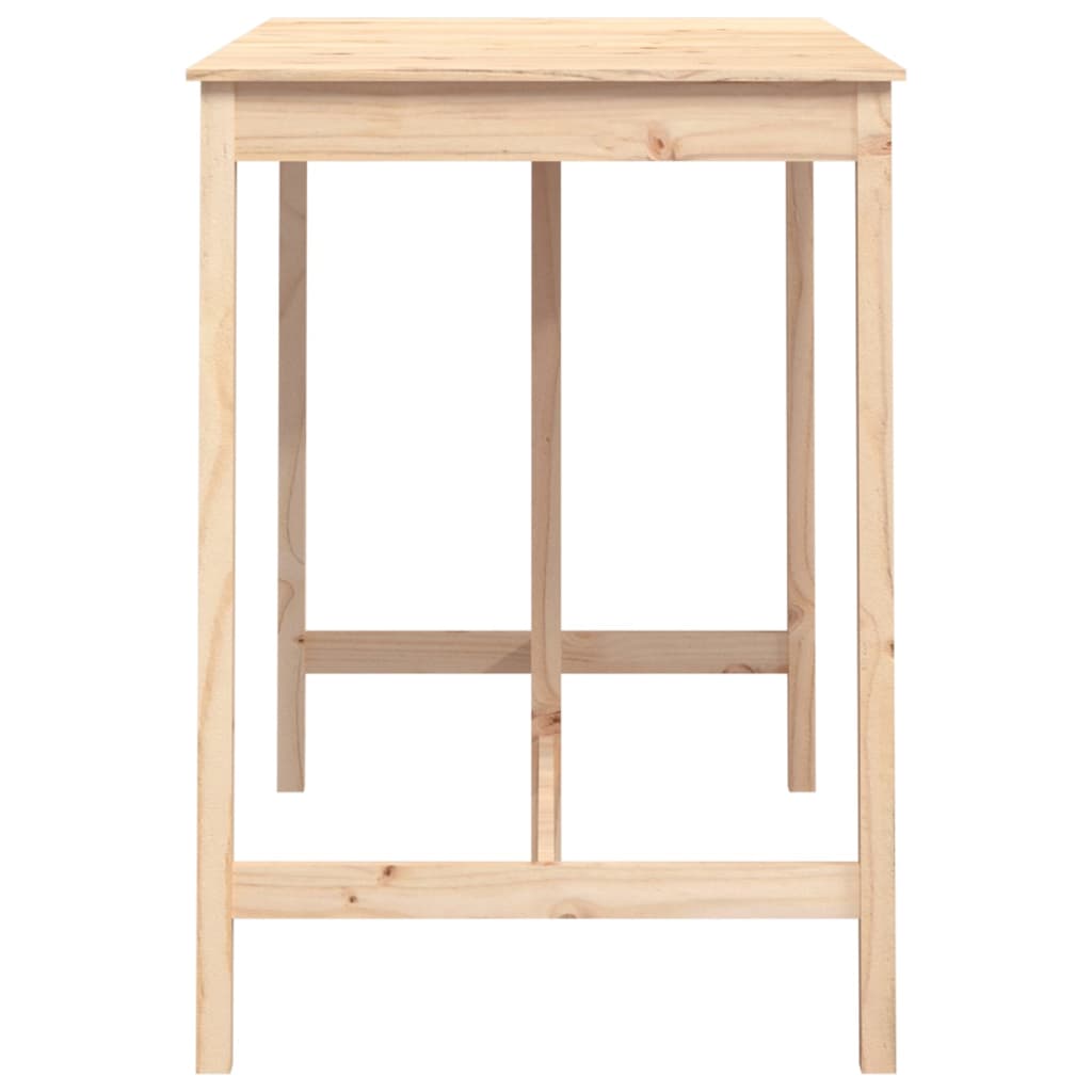 vidaXL Bar Table 140x80x110 cm Solid Wood Pine