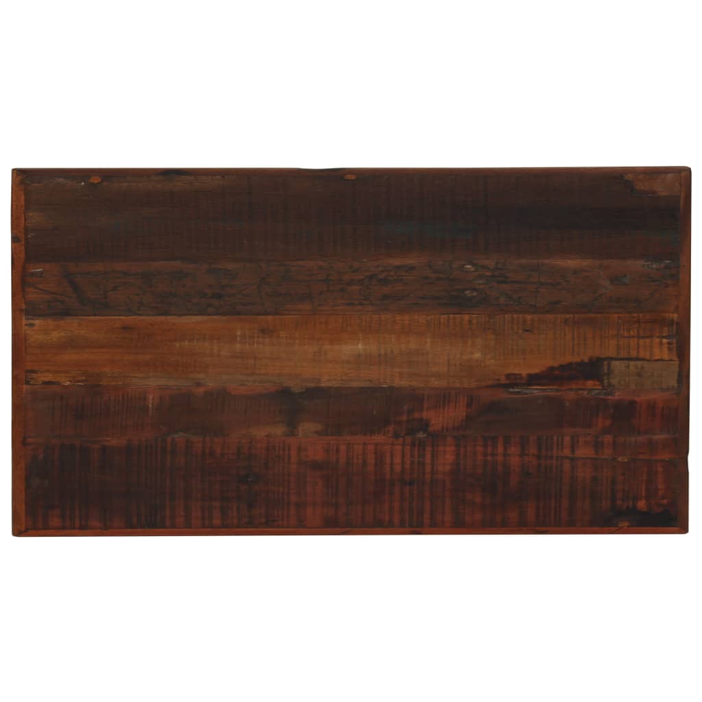 vidaXL Bar Table Solid Reclaimed Wood Dark Brown 120x60x107 cm