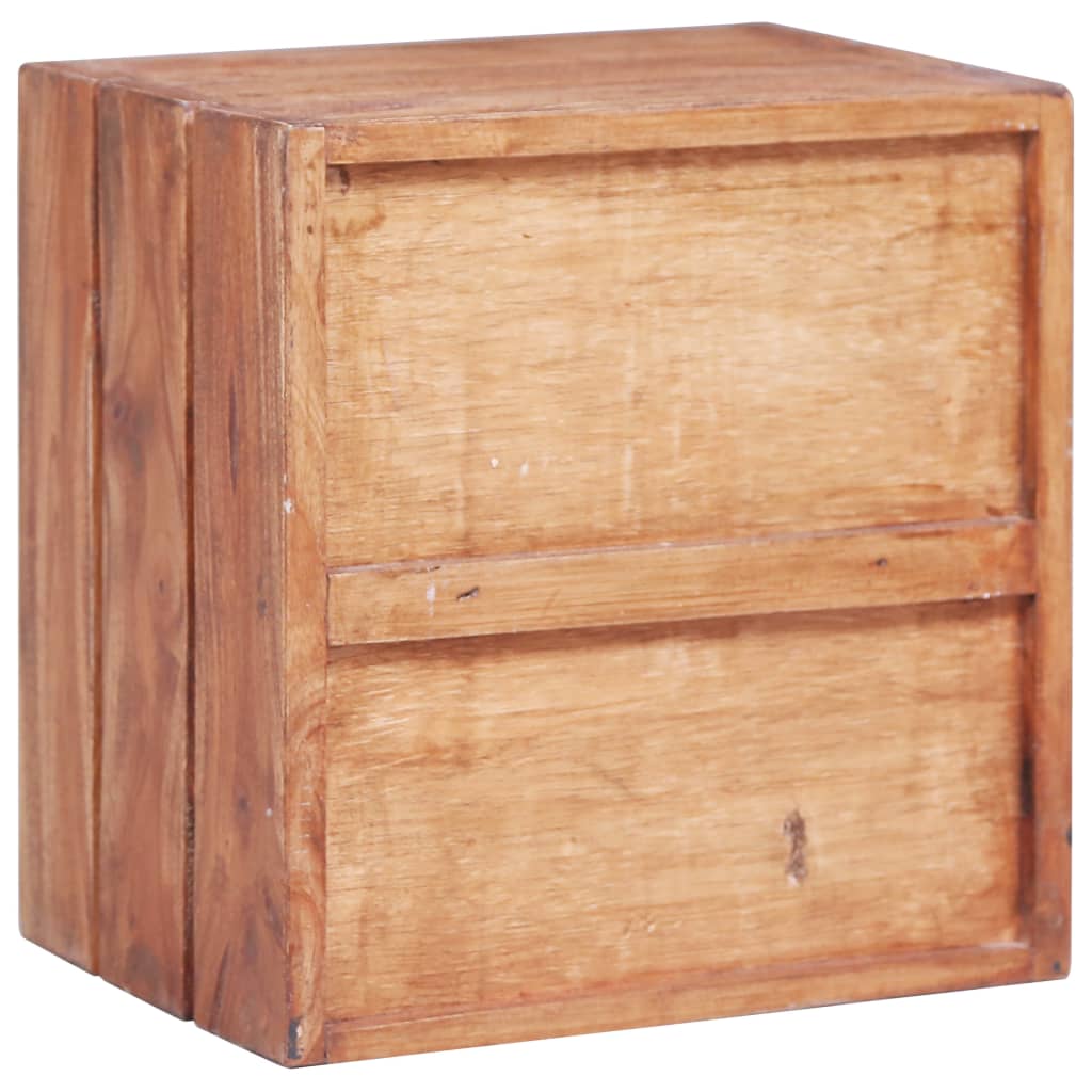 vidaXL Bedside Cabinet with 3 Drawers 35x25x35 cm Solid Reclaimed Wood