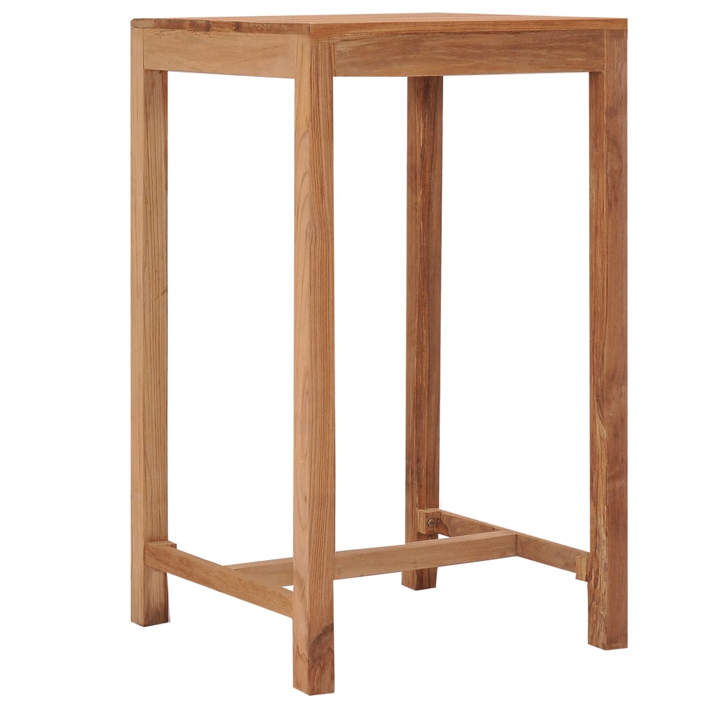 vidaXL Garden Bar Table 60x60x105 cm Solid Teak Wood
