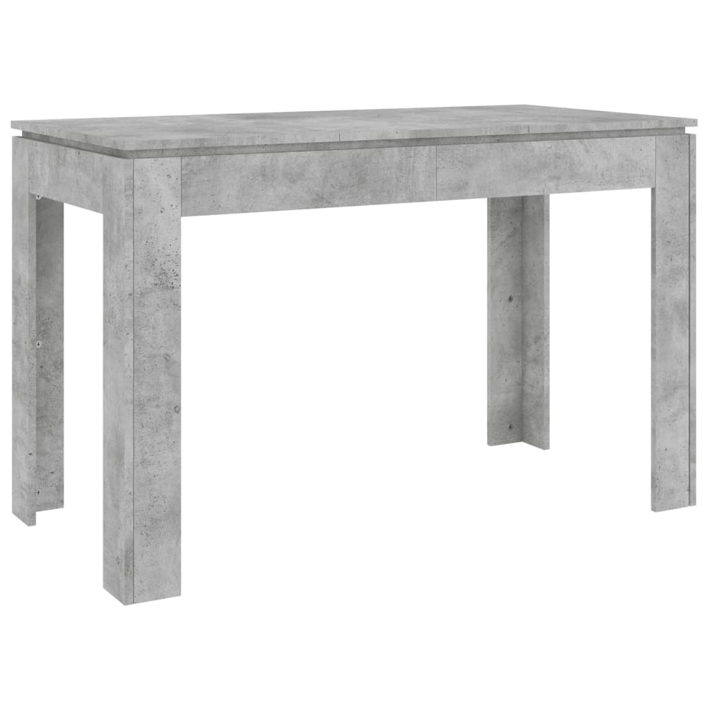 vidaXL Dining Table Concrete Grey 120x60x76 cm Engineered Wood