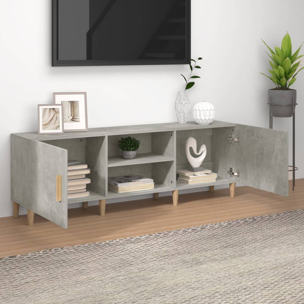 vidaXL TV Concrete Grey 150x30x50 cm Engineered Wood vidaXL.ie