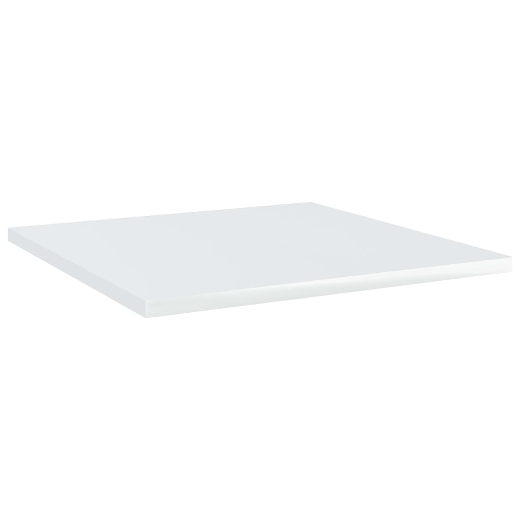vidaXL Bookshelf Boards 8 pcs High Gloss White 40x40x1.5 cm Engineered Wood