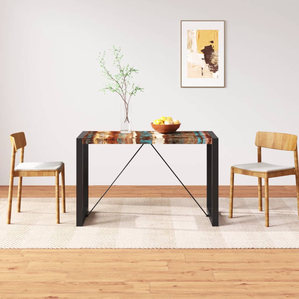 vidaXL Dining Table Solid Reclaimed Wood 120 cm
