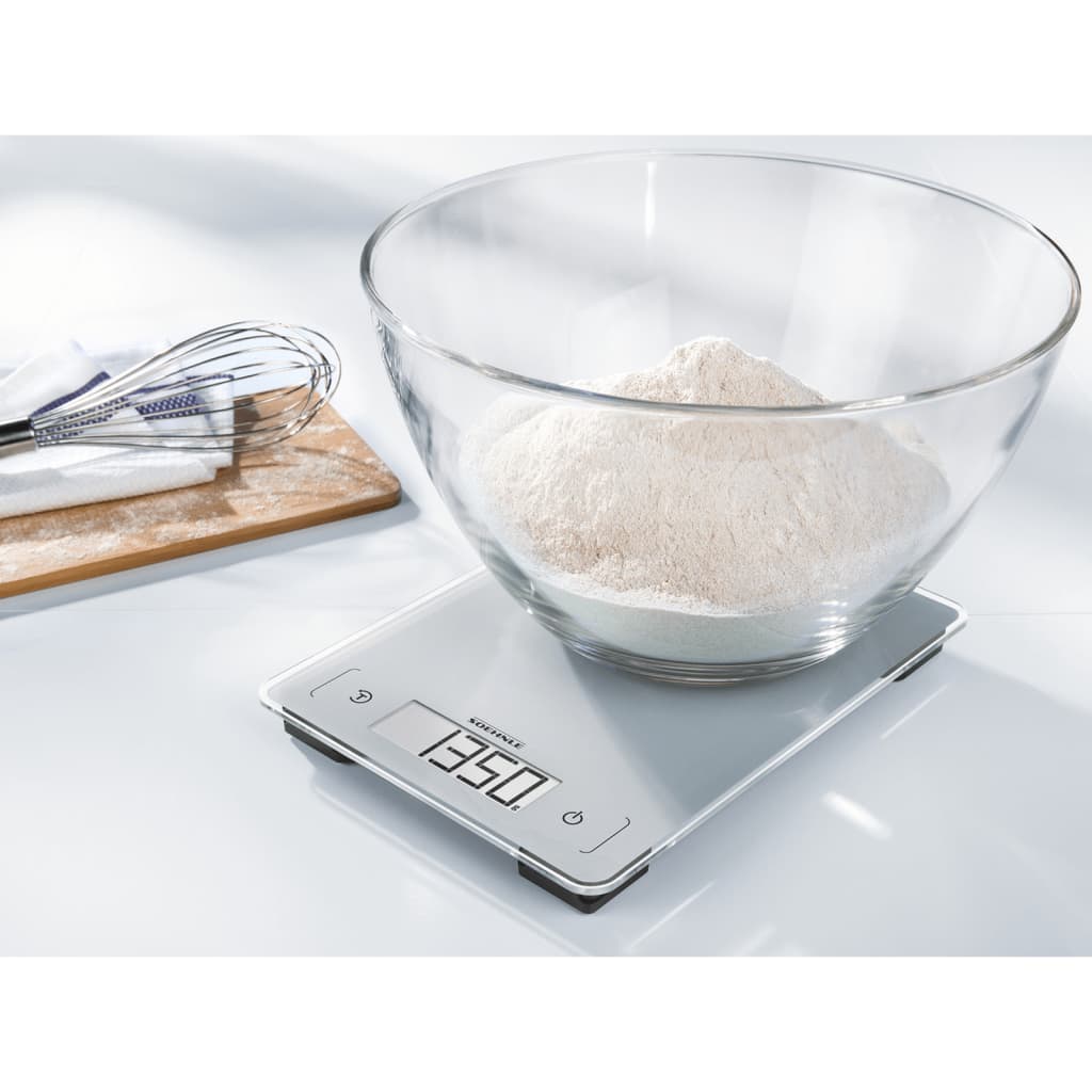 Soehnle Digital Kitchen Scales Page Aqua Proof 10 kg Silver