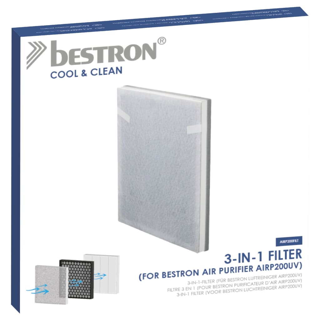 Bestron 3-in-1 Filter for AIRP200UV