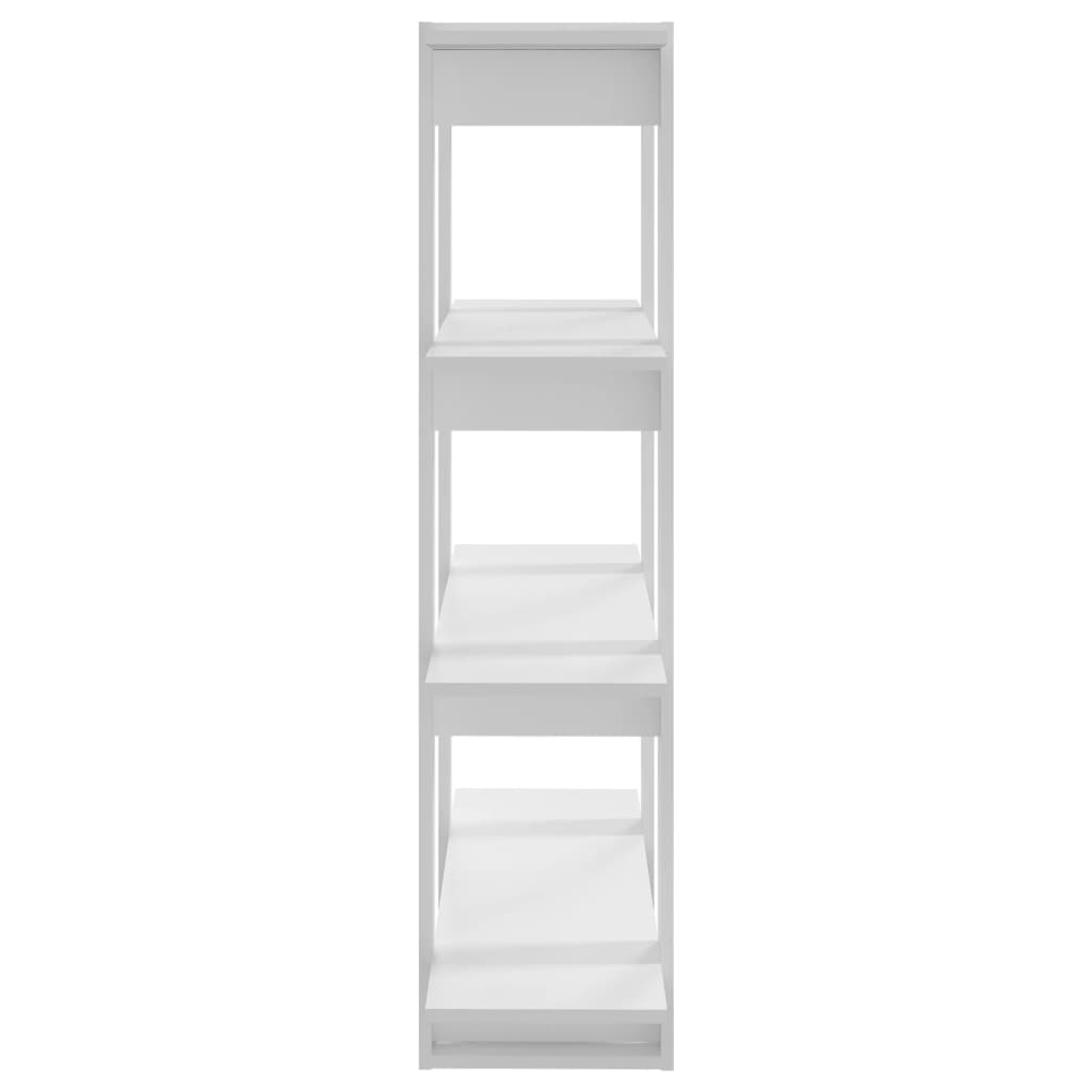 vidaXL Book Cabinet/Room Divider White 100x30x123.5 cm