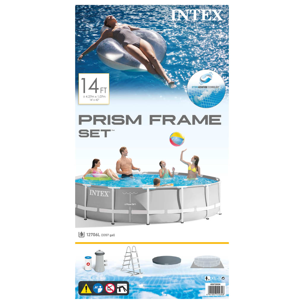 Intex Prism Frame Premium Pool Set 427x107 cm