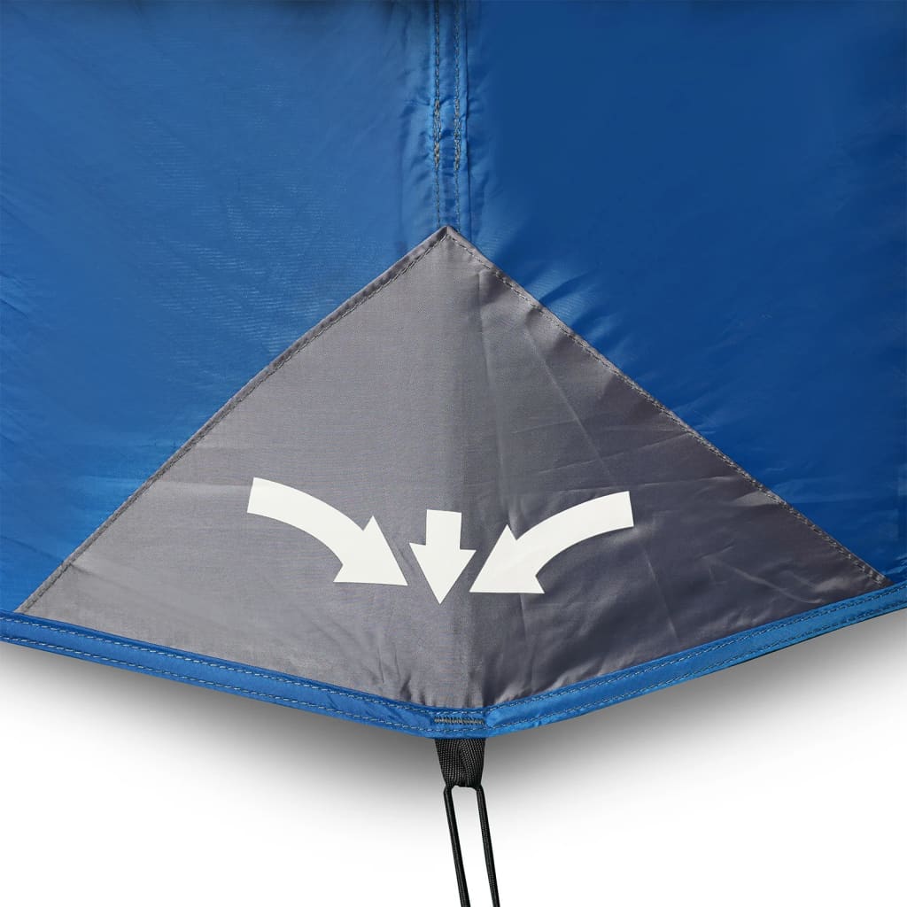 vidaXL Family Tent 10-Person Blue Quick Release Waterproof