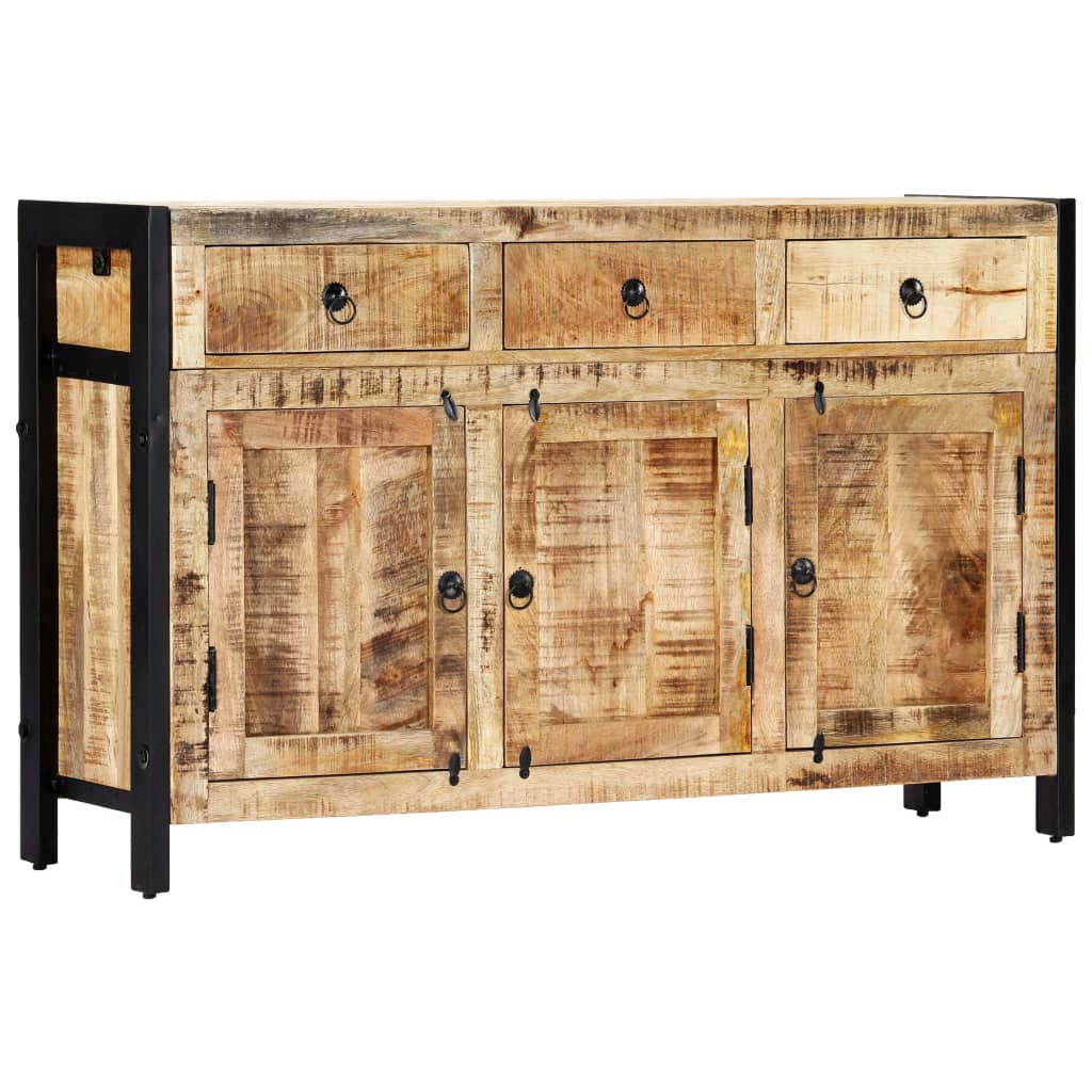 vidaXL Sideboard 120x35x76 cm Solid Mango Wood