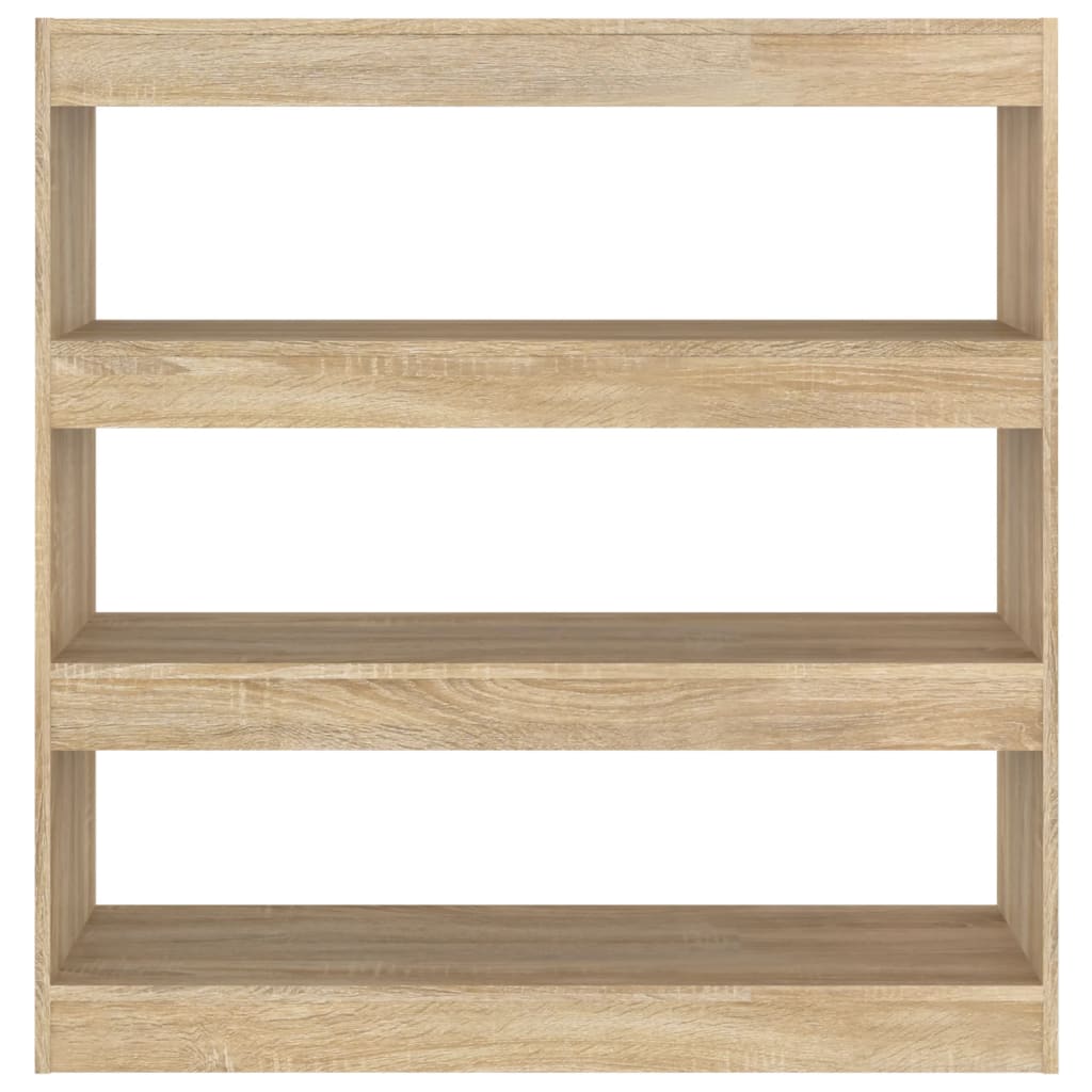 vidaXL Book Cabinet/Room Divider Sonoma Oak 100x30x103 cm