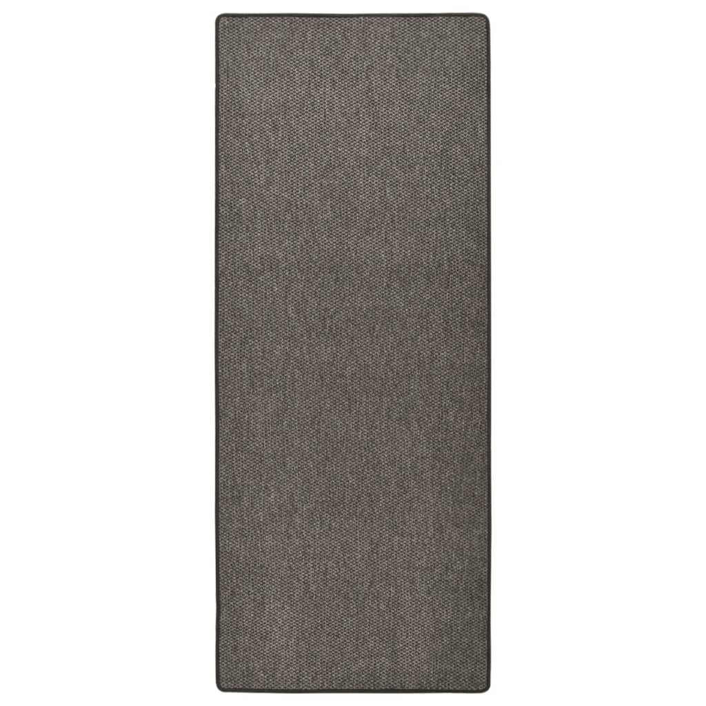 vidaXL Sisal Look Carpet Runner Anthracite 80x200 cm