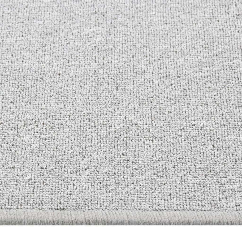 vidaXL Carpet Runner Light Grey 80x150 cm