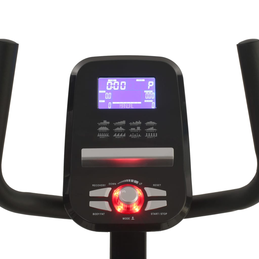 vidaXL Magnetic Recumbent Exercise Bike with Pulse Measurement Programmable