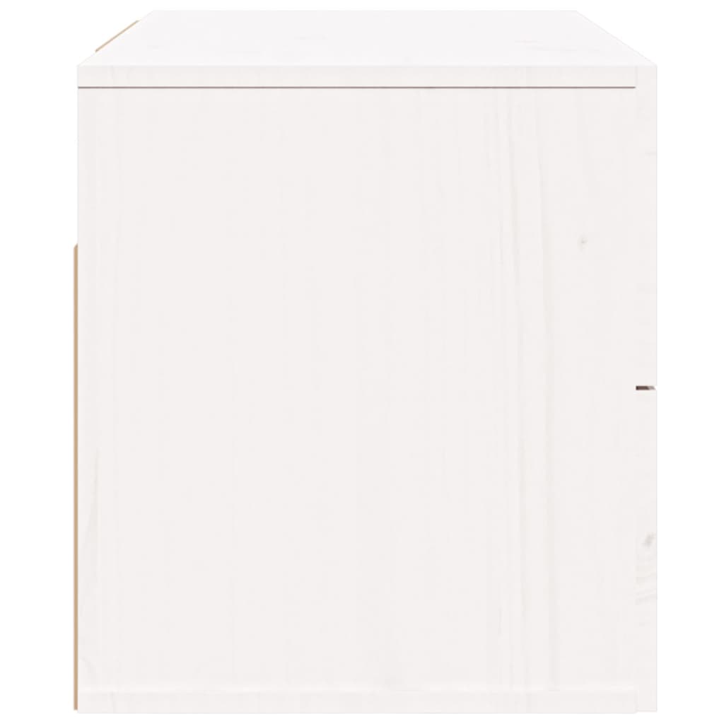 vidaXL Wall-mounted Bedside Cabinet White 50x36x40 cm