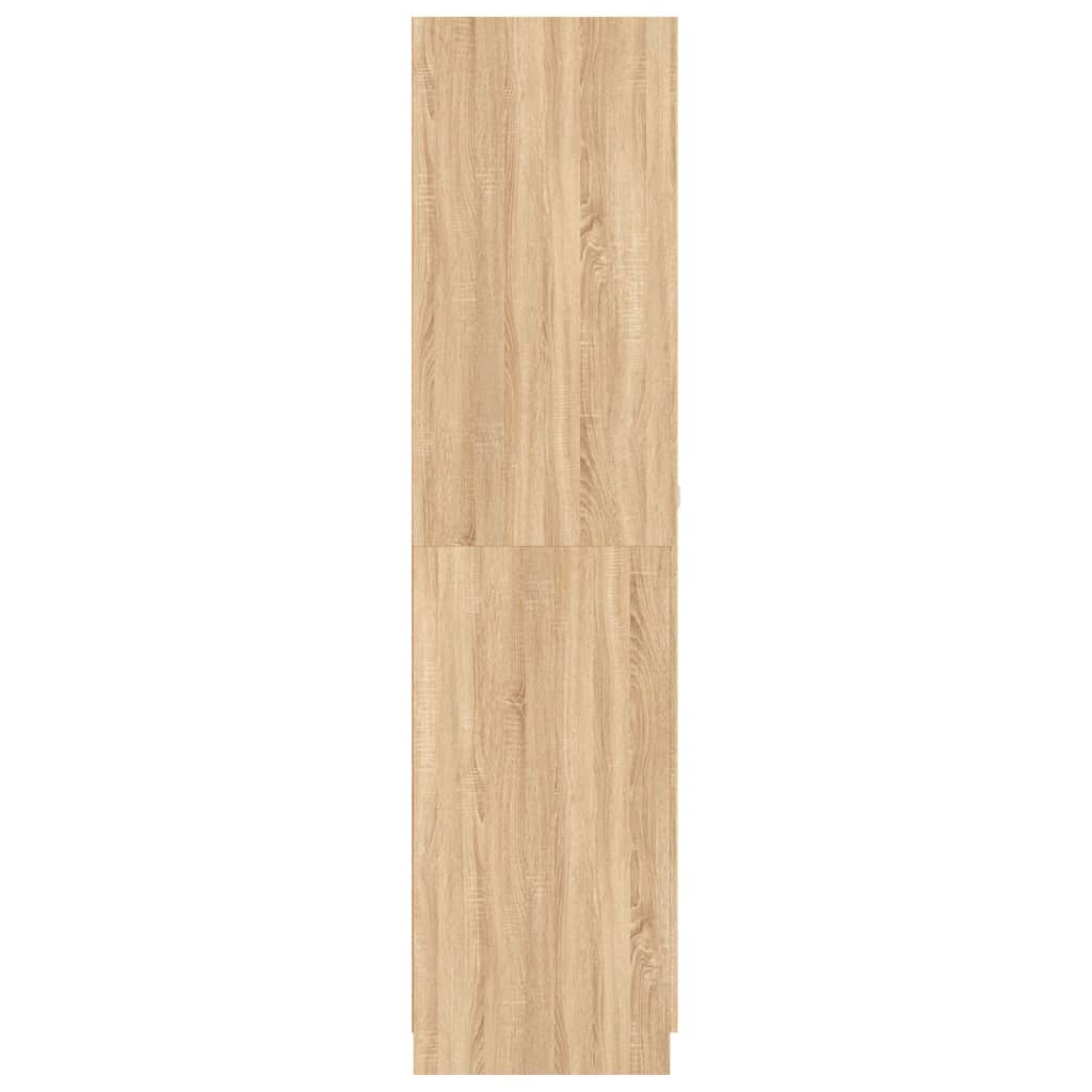 vidaXL Wardrobe Sonoma Oak 90x52x200 cm Engineered Wood