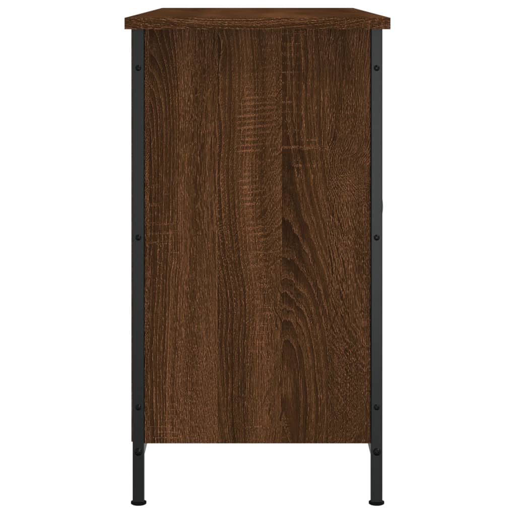 vidaXL TV Cabinet Brown Oak 100x35x65 cm Engineered Wood