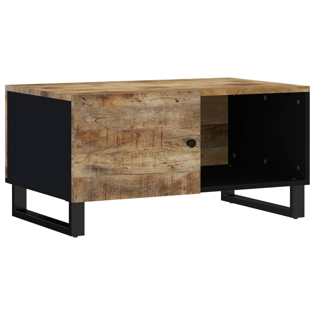 vidaXL Coffee Table 80x50x40 cm Solid Wood Mango&Engineered Wood
