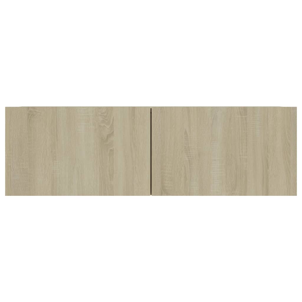 vidaXL TV Cabinets 4 pcs Sonoma Oak 100x30x30 cm Engineered Wood