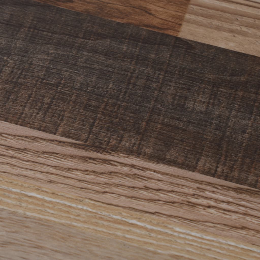 vidaXL PVC Flooring Planks 4.46 m² 3 mm Self-adhesive Multicolour