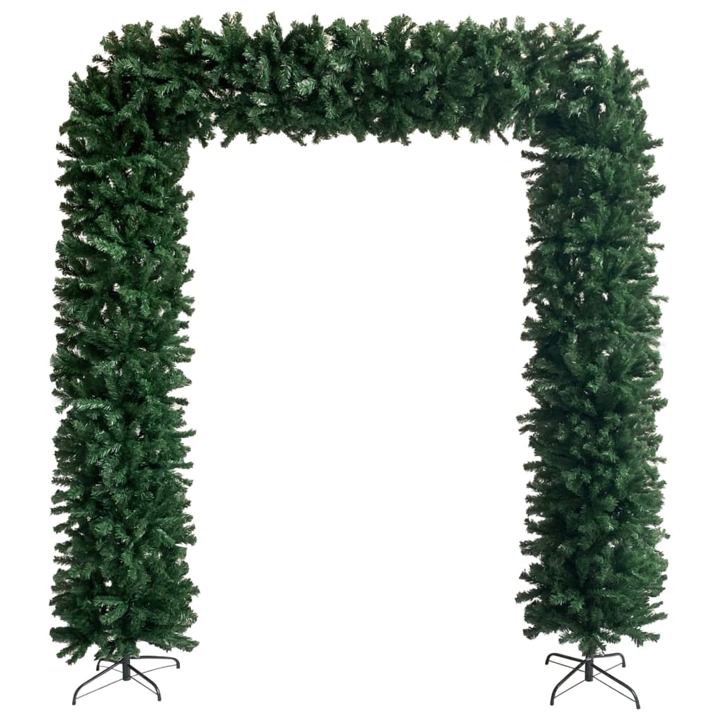 vidaXL Christmas Tree Arch Green 240 cm