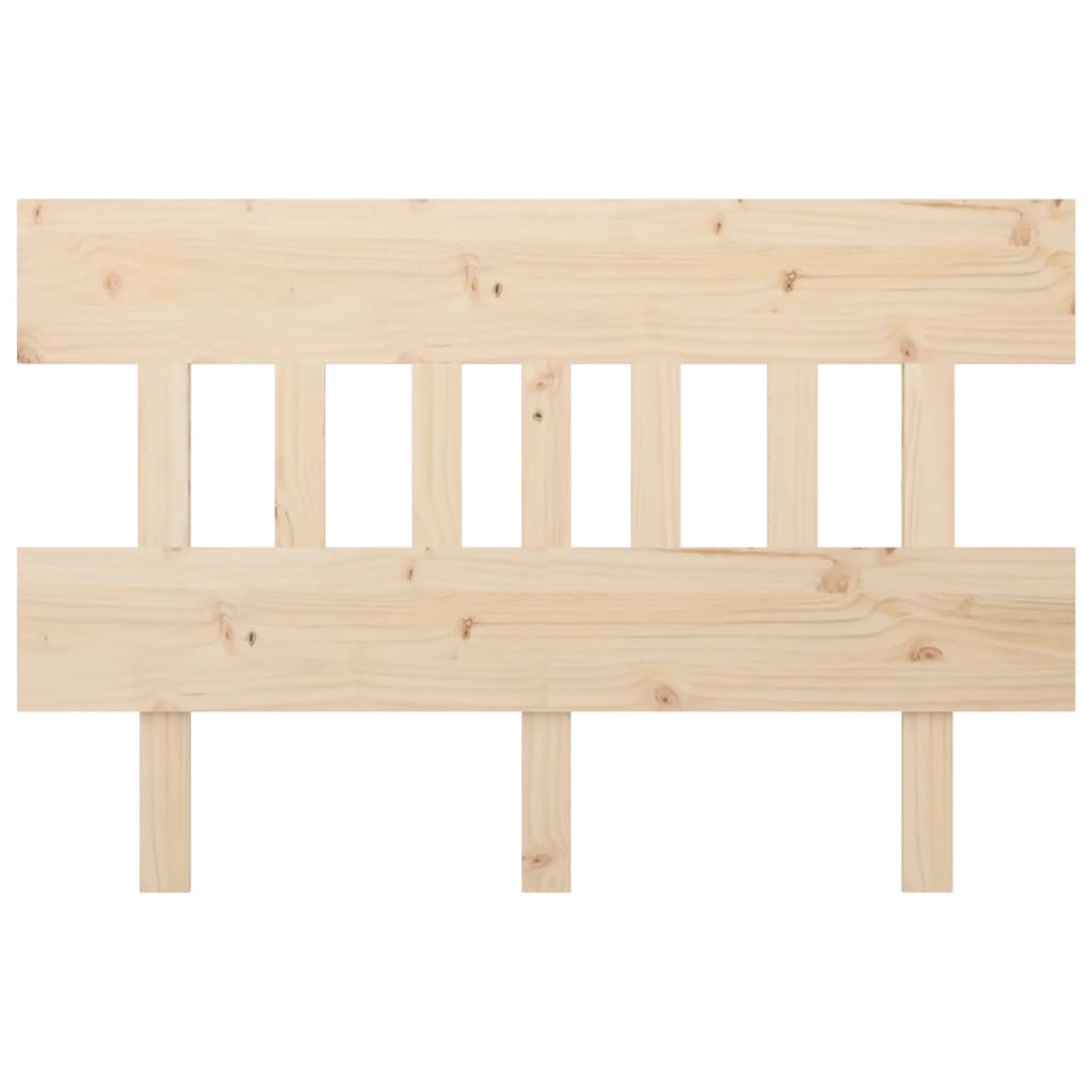 vidaXL Bed Headboard 203.5x3x81 cm Solid Wood Pine