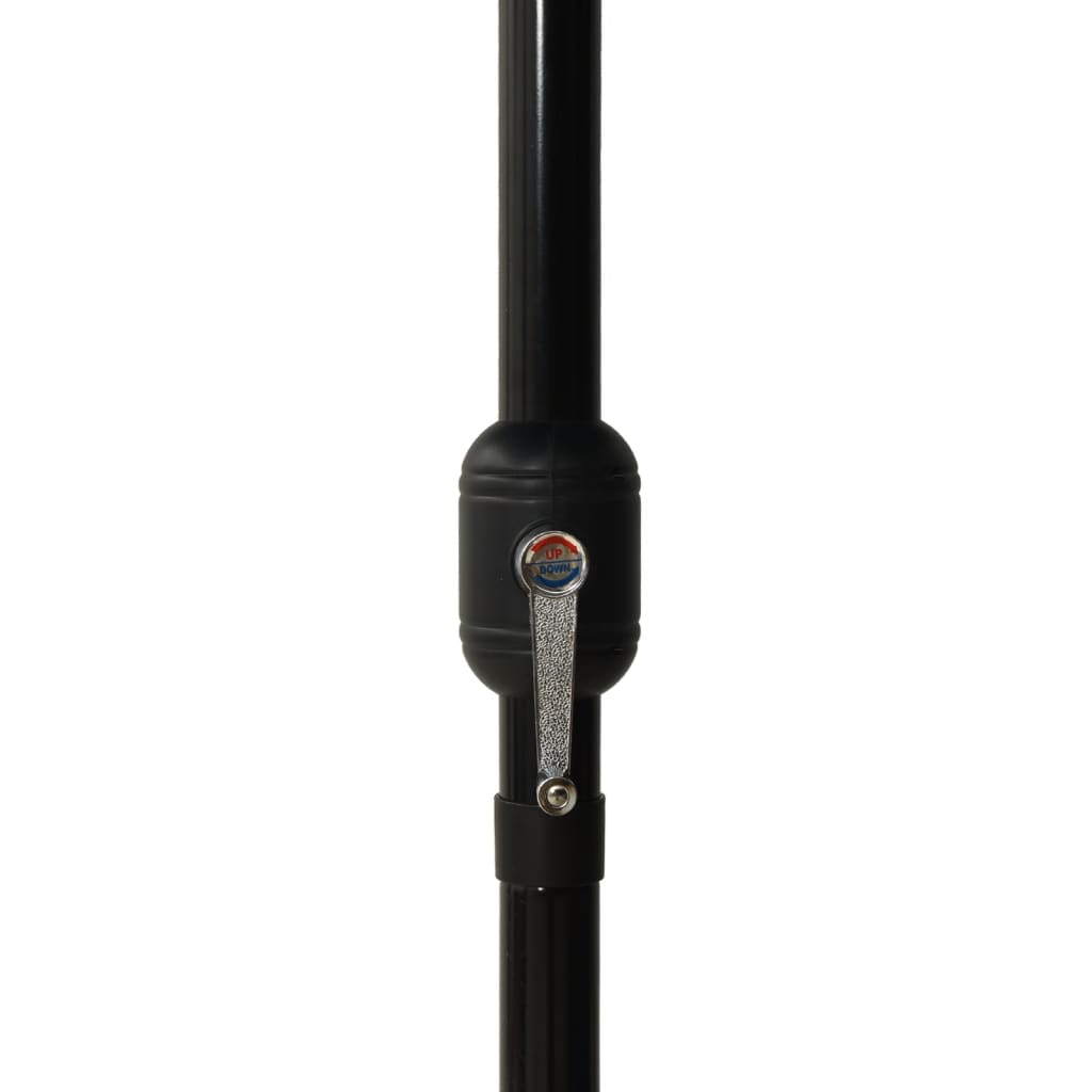 vidaXL 3-Tier Parasol with Aluminium Pole Taupe 2.5x2.5 m