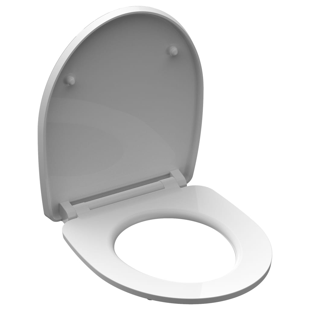 SCHÜTTE Duroplast High Gloss Toilet Seat with Soft-Close WATER LILY
