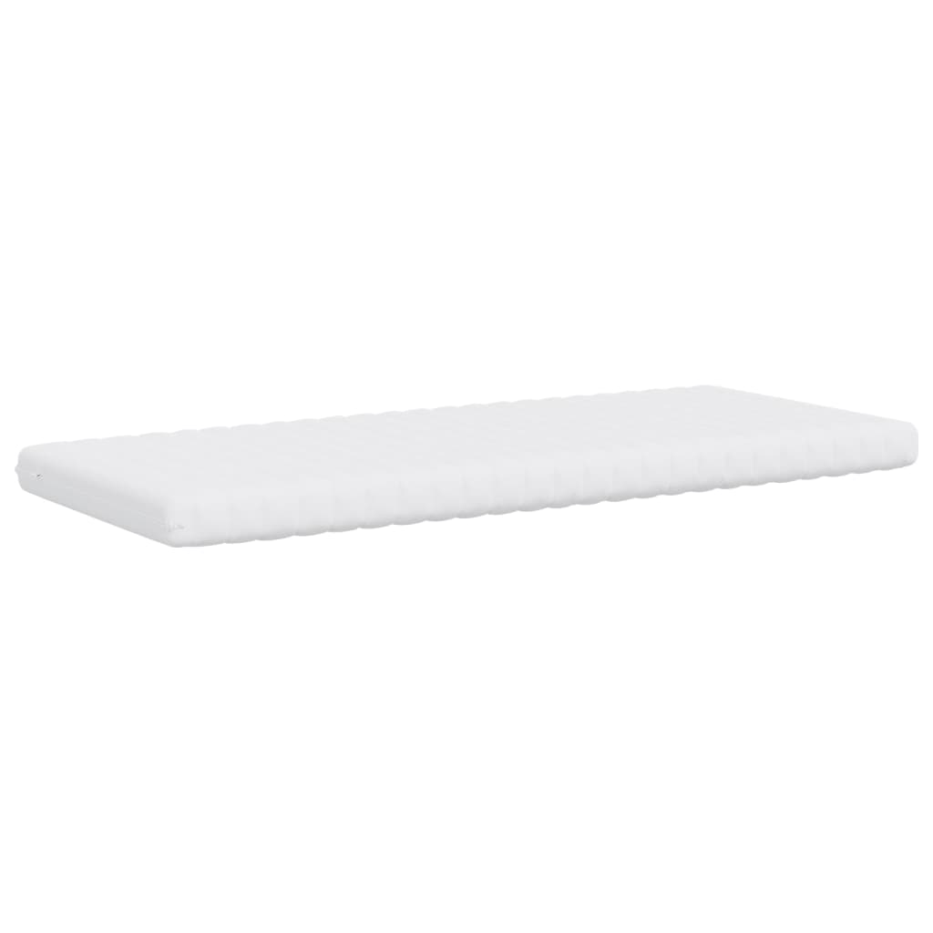 vidaXL Foam Mattress White 90x190 cm 7-Zone Hardness 20 ILD