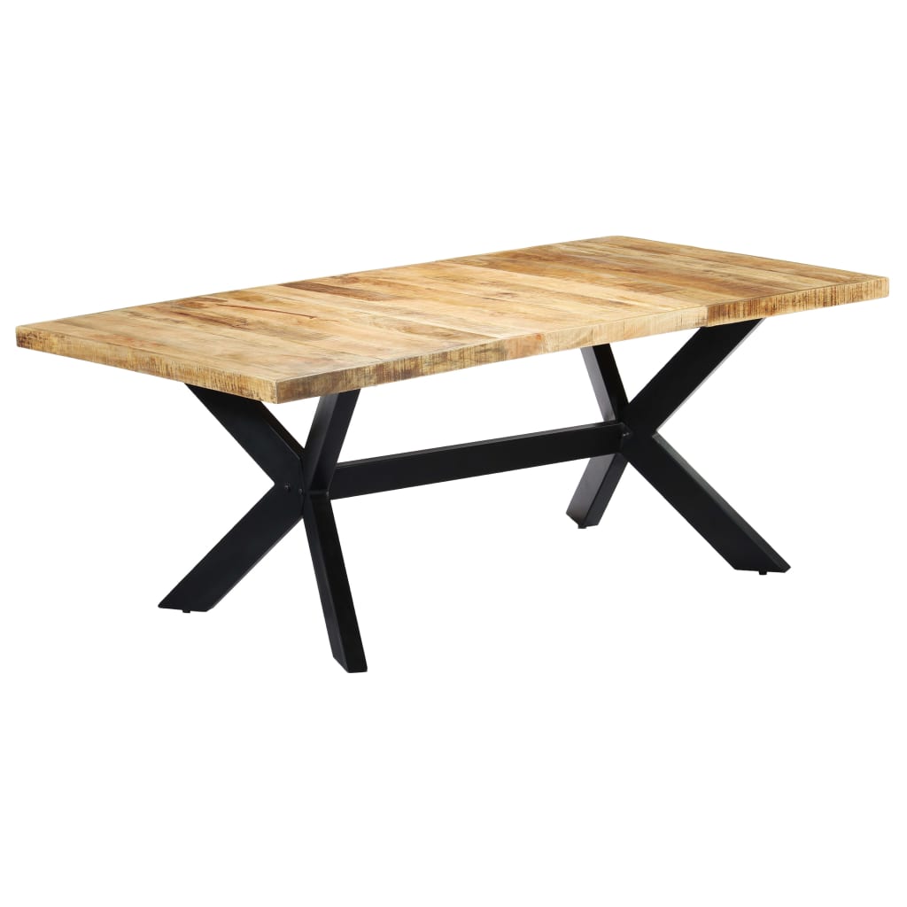 vidaXL Dining Table 200x100x75 cm Solid Mango Wood