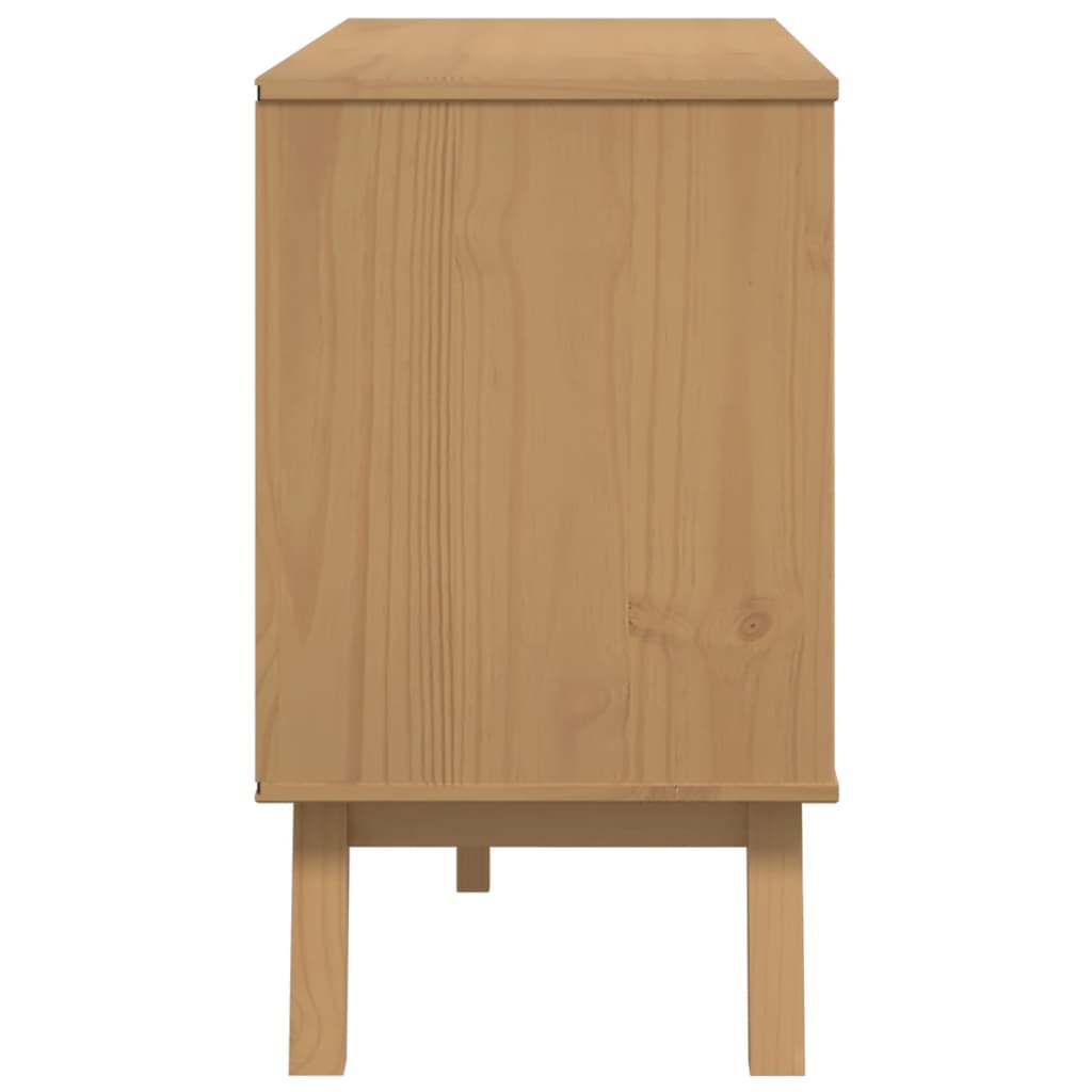 vidaXL Sideboard OLDEN Brown 114x43x73.5 cm Solid Wood Pine