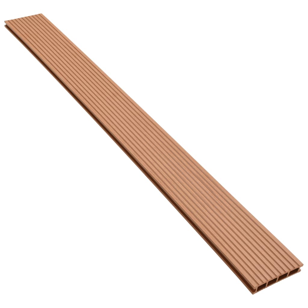 vidaXL WPC Decking Boards with Accessories 26 m² 2.2 m Brown