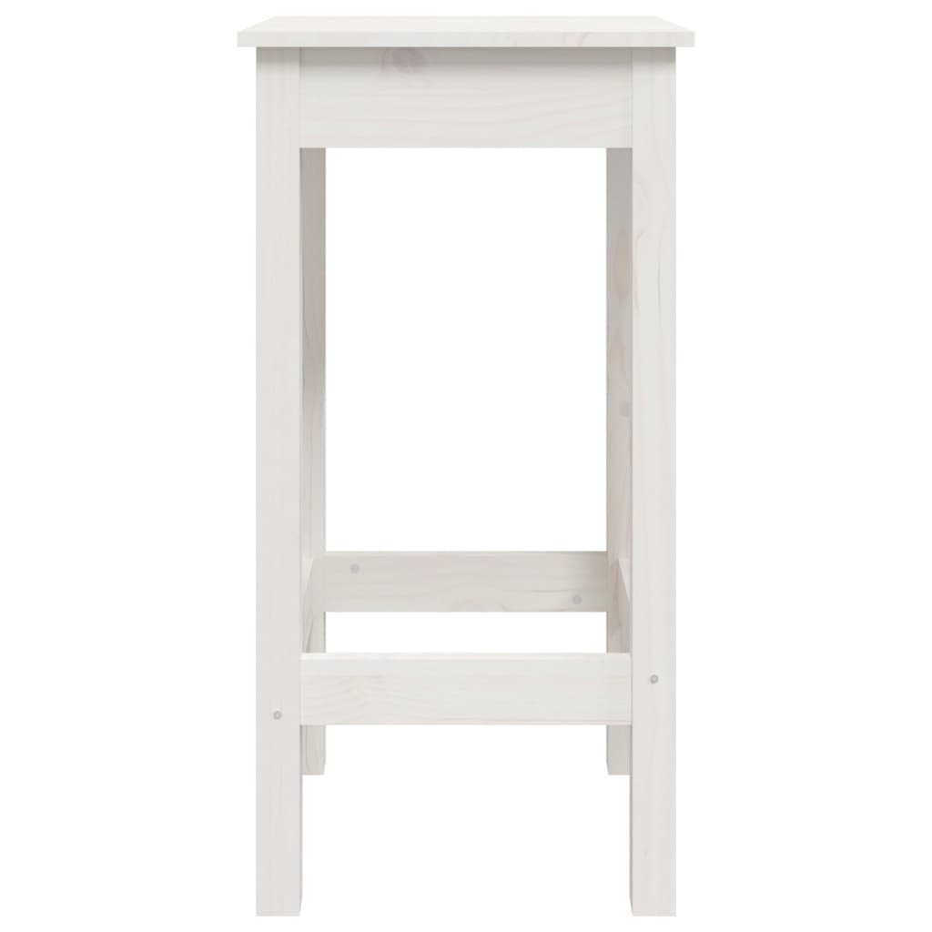 vidaXL Bar Chairs 2 pcs White 40x40x78 cm Solid Wood Pine