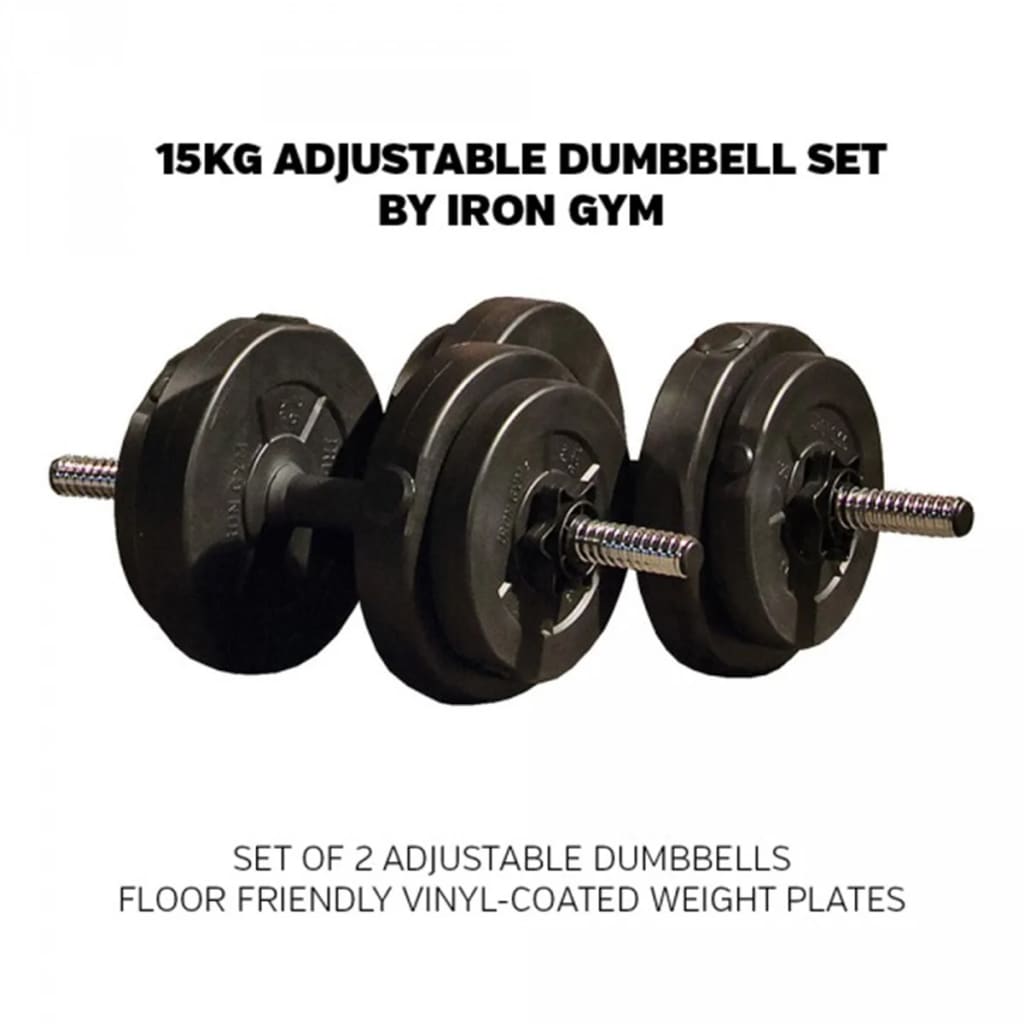 Iron Gym Adjustable Dumbbell Set 15 kg IRG031