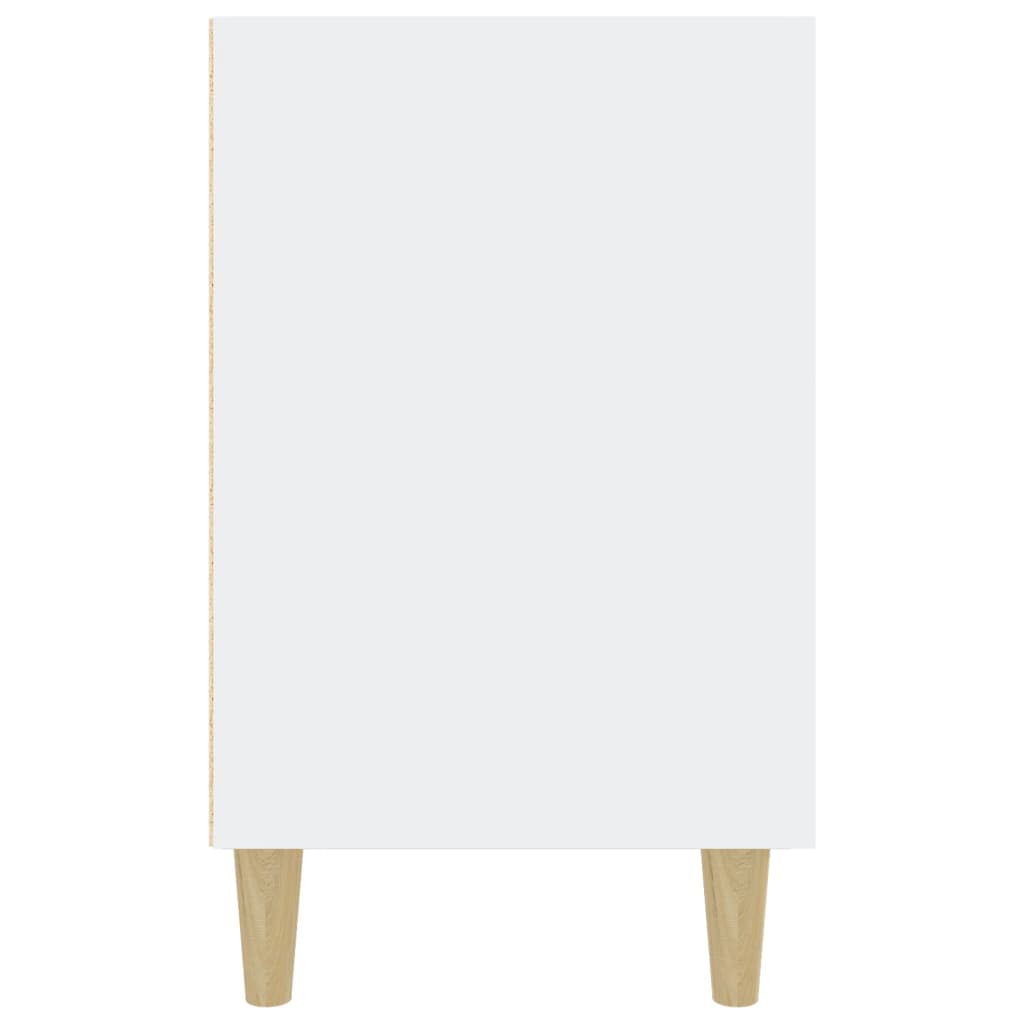 vidaXL Sideboard High Gloss White 100x36x60 cm Engineered Wood