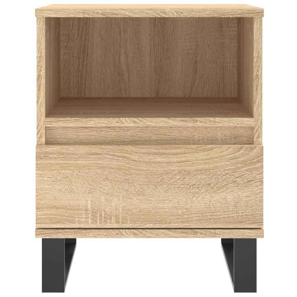 vidaXL Bedside Cabinets 2 pcs Sonoma Oak 40x35x50 cm Engineered Wood