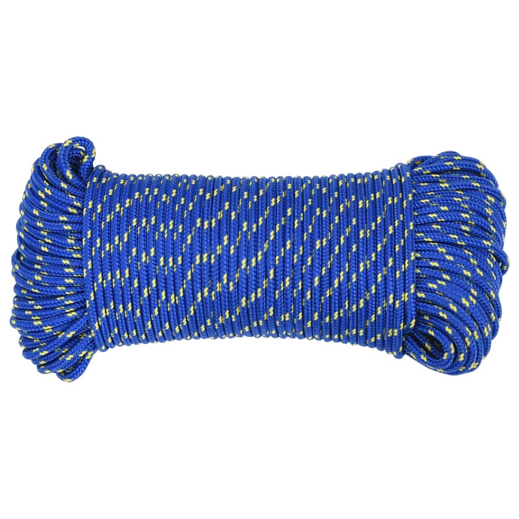 vidaXL Boat Rope Blue 5 mm 500 m Polypropylene