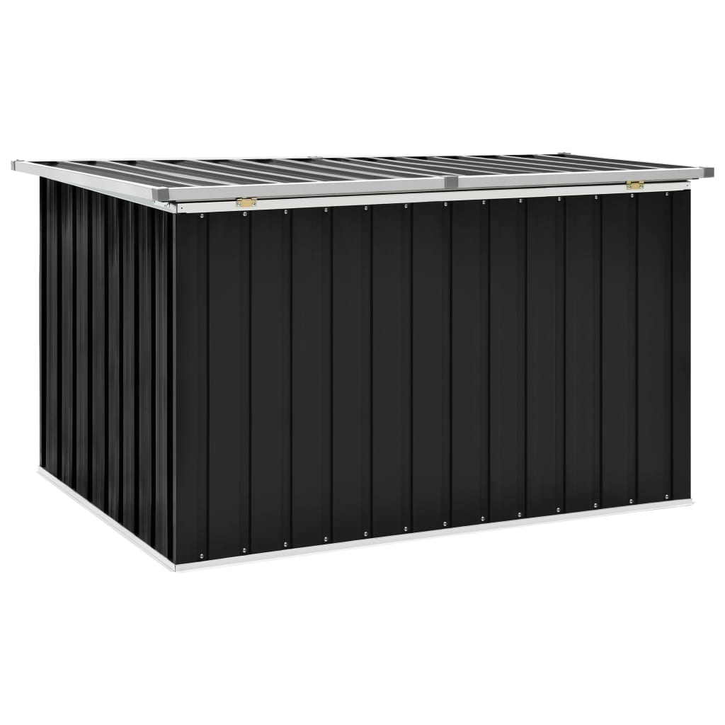 vidaXL Garden Storage Box Anthracite 149x99x93 cm