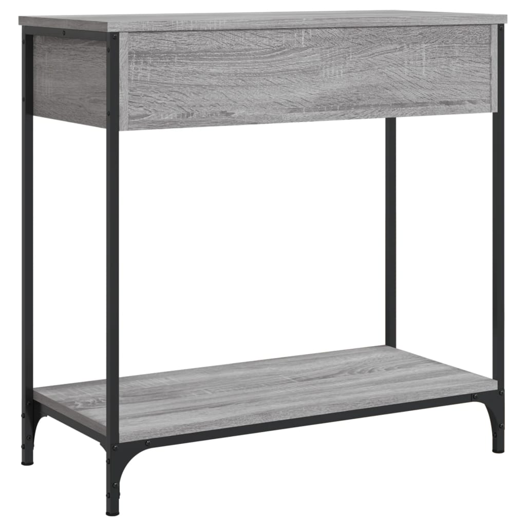 vidaXL Console Table Grey Sonoma 75x34.5x75 cm Engineered Wood