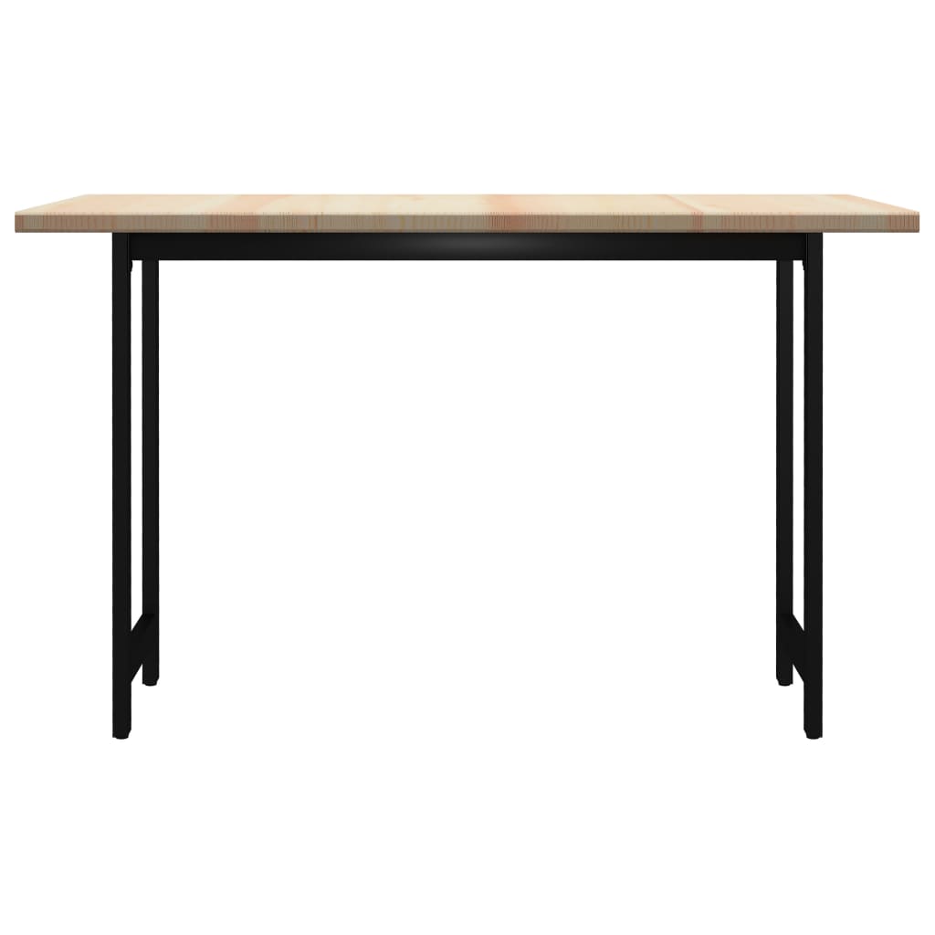 vidaXL Dining Table 140x70x76 cm Pinewood